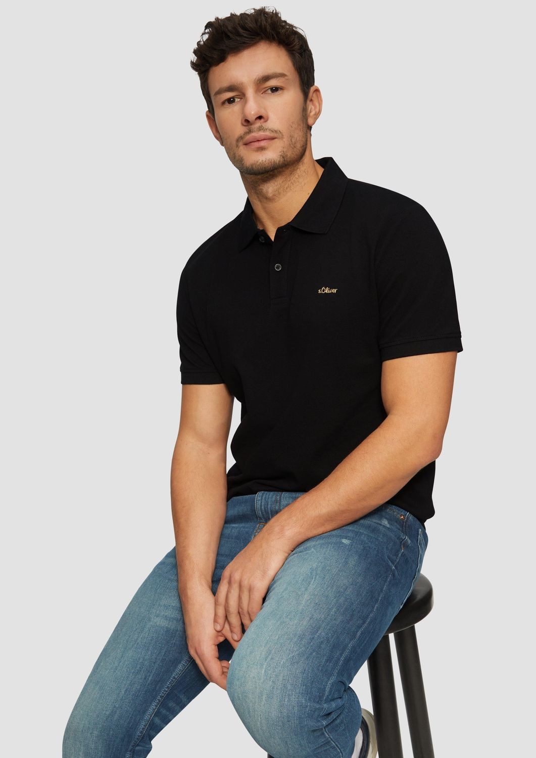 s.Oliver Poloshirt Poloshirt Kragen, Knopfleiste, kurzarm günstig online kaufen