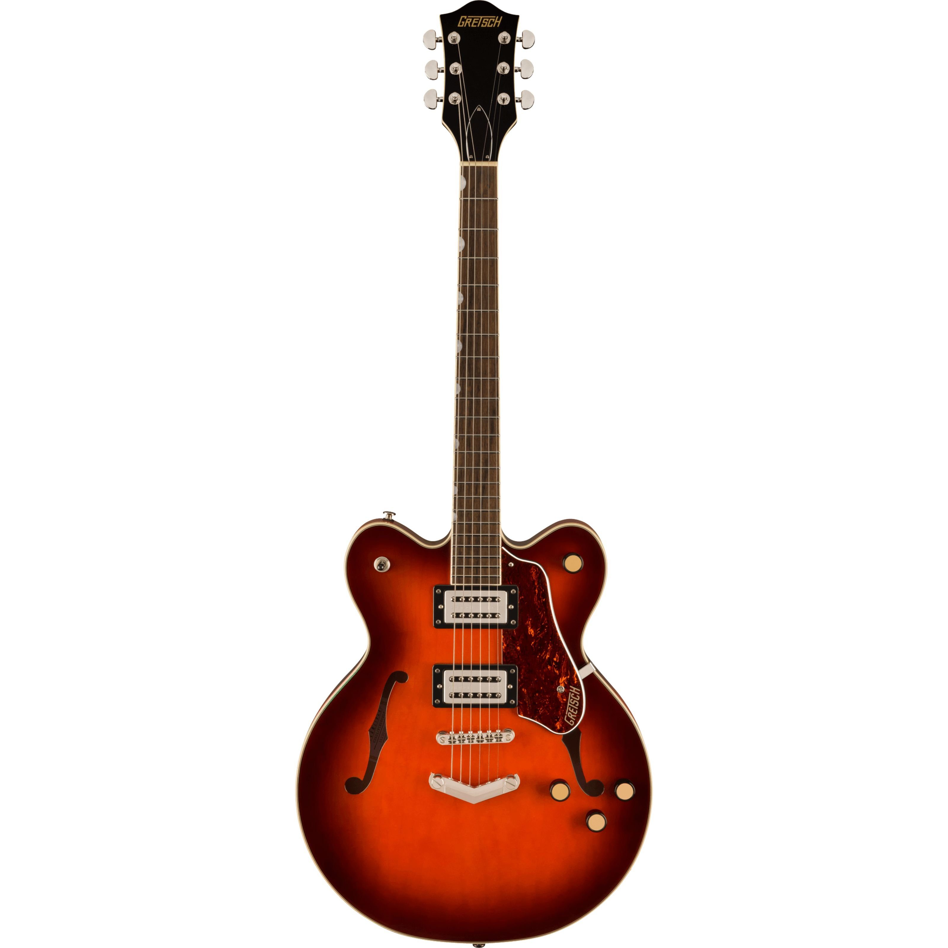 Gretsch Halbakustik-Gitarre, G2622 Streamliner Center Block Double-Cut V-Stoptail Fireburst - Hal