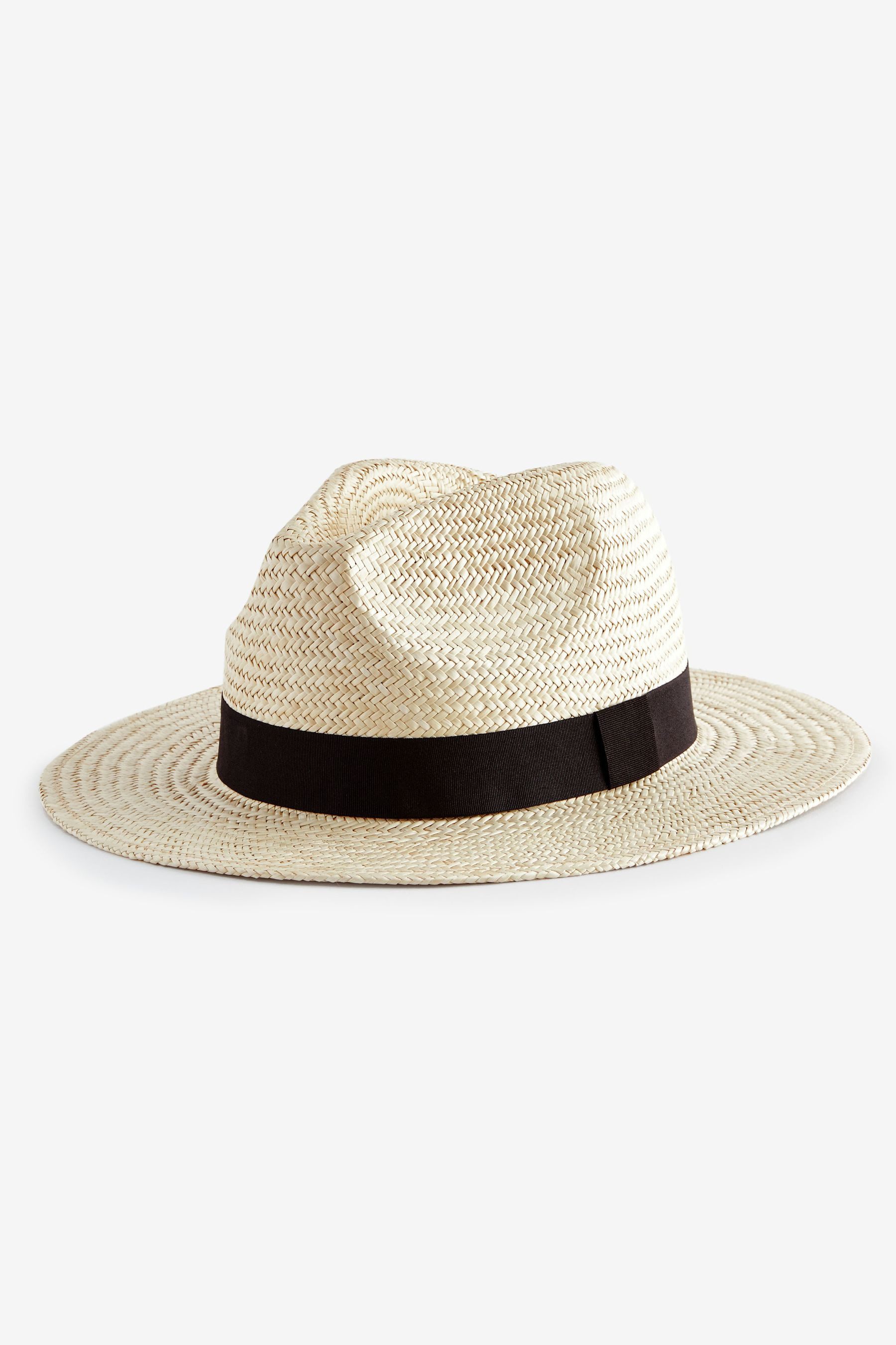 Next Sonnenhut Panamahut mit blauem Hutband günstig online kaufen