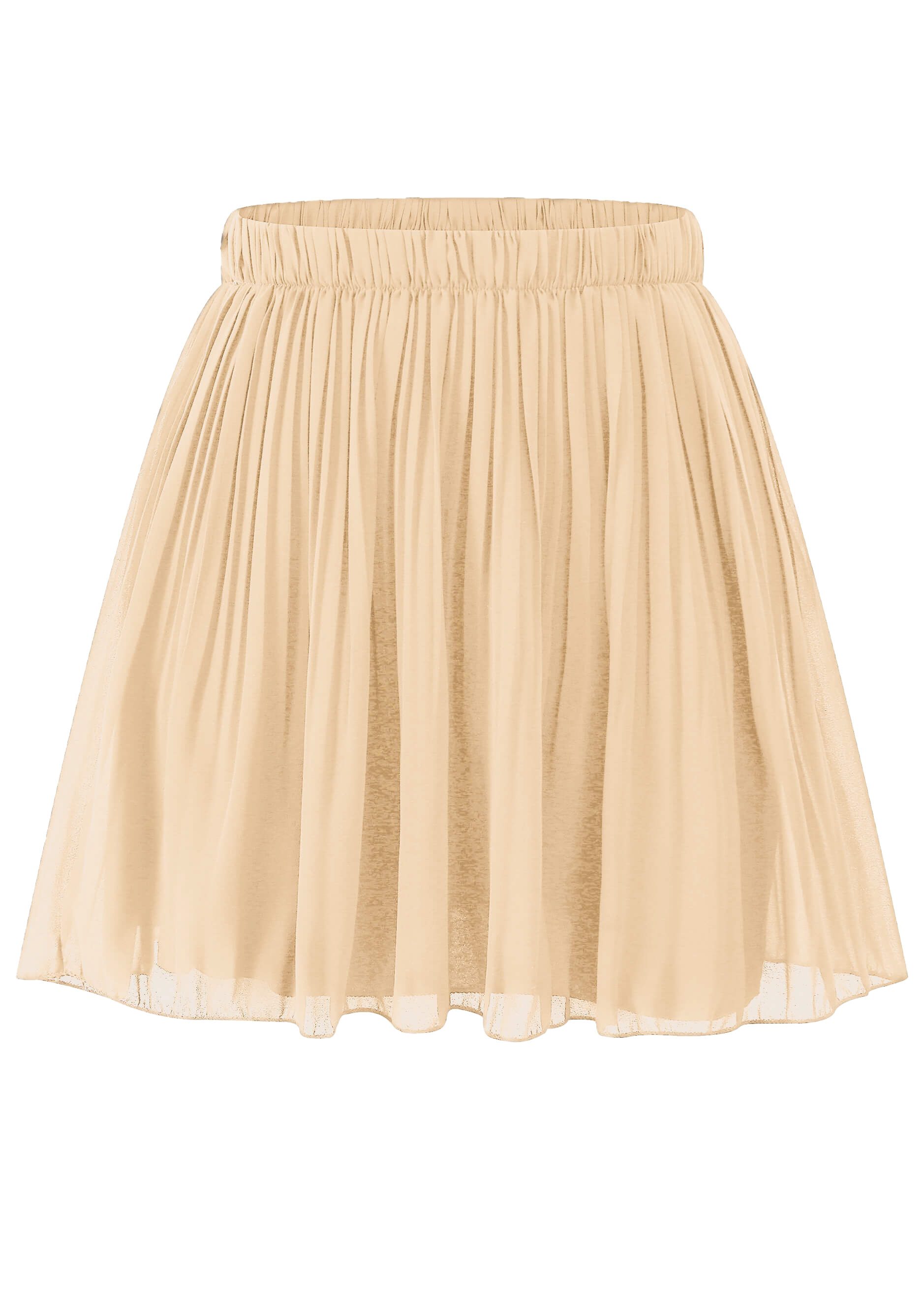 SASSYCLASSY Plisseerock Mini Plissée Rock Damen mit Gummibund Elegant A-Lin günstig online kaufen