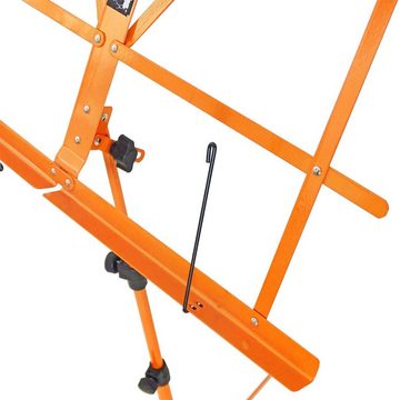 keepdrum Notenpult MUS2OR Notenständer Orange mit 2 Magnete