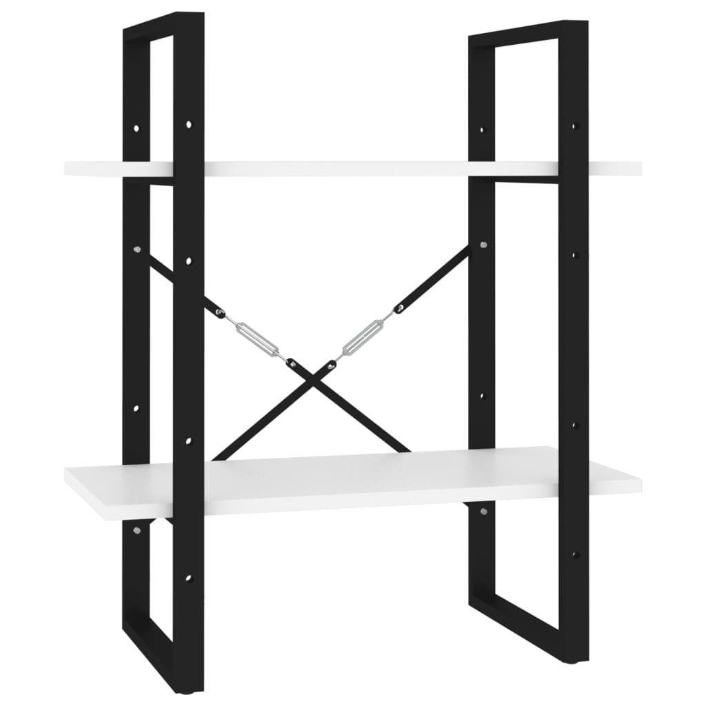 60x70x30 aus Metall Erxleben, Weiß B/H/T: cm, Spanplatte, in möbelando Bücherregal