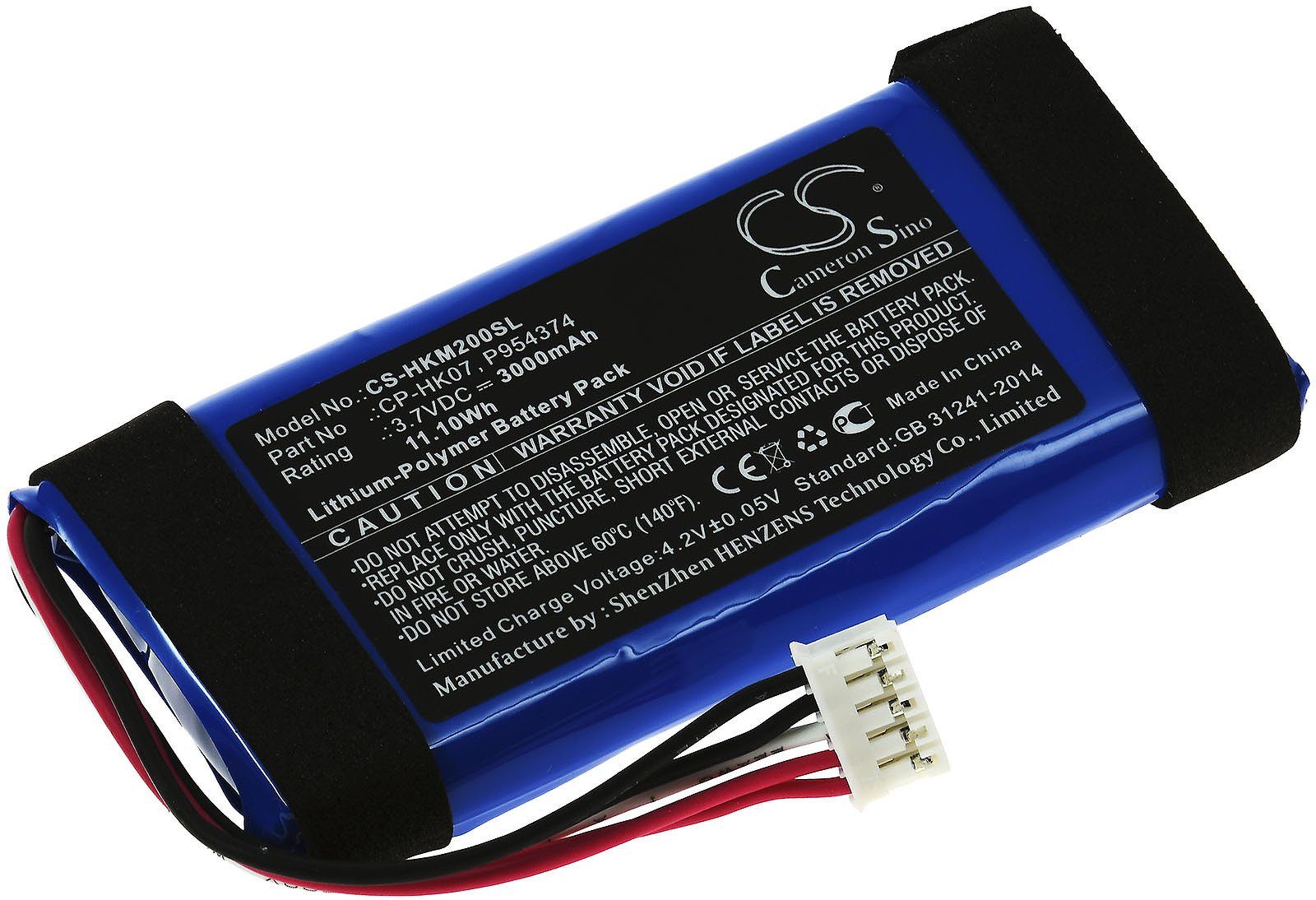 Powery Akku kompatibel mit HarmanKardon Typ P954374 Akku 3000 mAh (3.7 V)