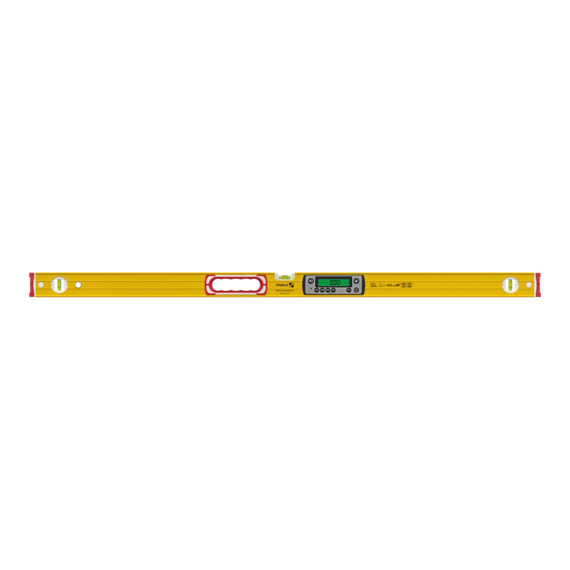Stabila Wasserwaage STABILA Digitale Wasserwaage TECH 196 DL, 122 cm, wasser- und staubdic