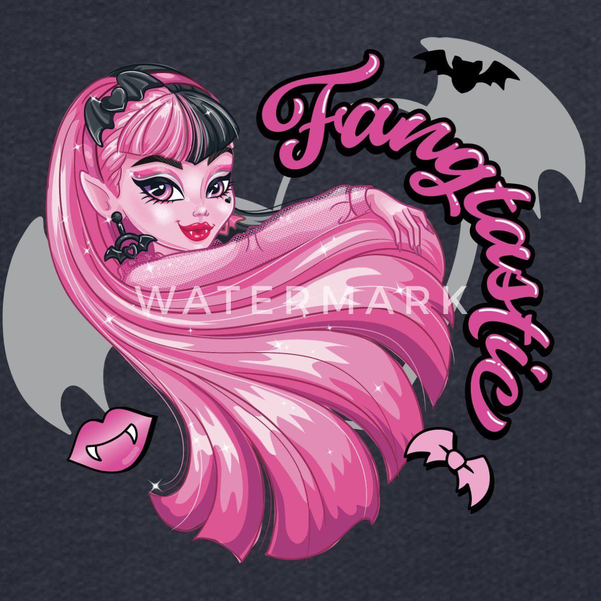 Spreadshirt Hoodie Monster High™ Draculaura Fangtastic Kinder Premium Hoodie (1-tlg)