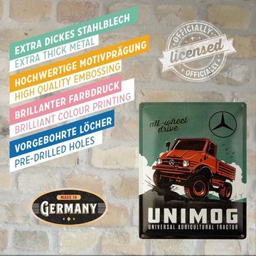 Nostalgic-Art Metallschild Blechschild 30 x 40 cm - Daimler Truck - Unimog