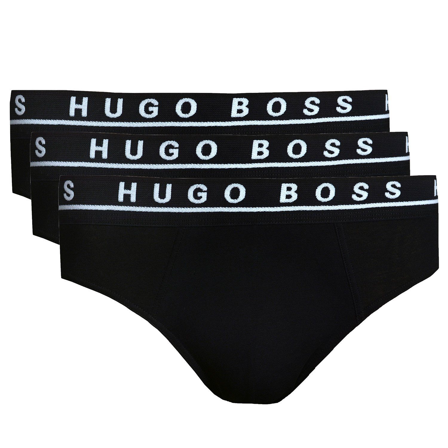 BOSS Slip 3x Hugo Boss Sportslip Minislip Brief Cotton (3-St., 3er-Pack)