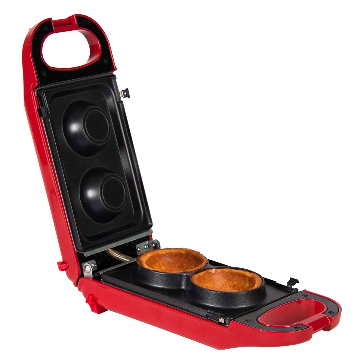 TREBS Waffeleisen 99356, 700 W, Austauschbare Antihaft-Platten, 6 Funktionen, einfaches Backen