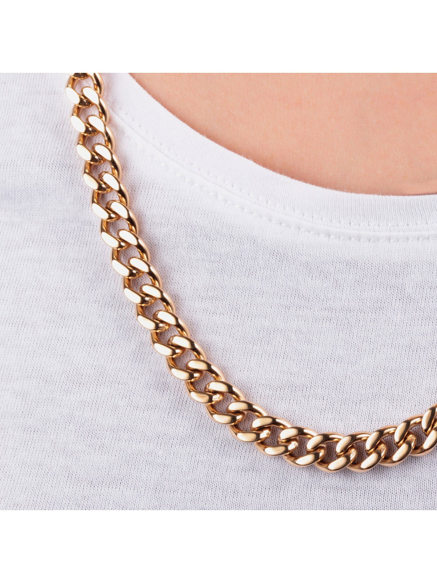 FAVS Collier FAVS Herren-Kette Edelstahl