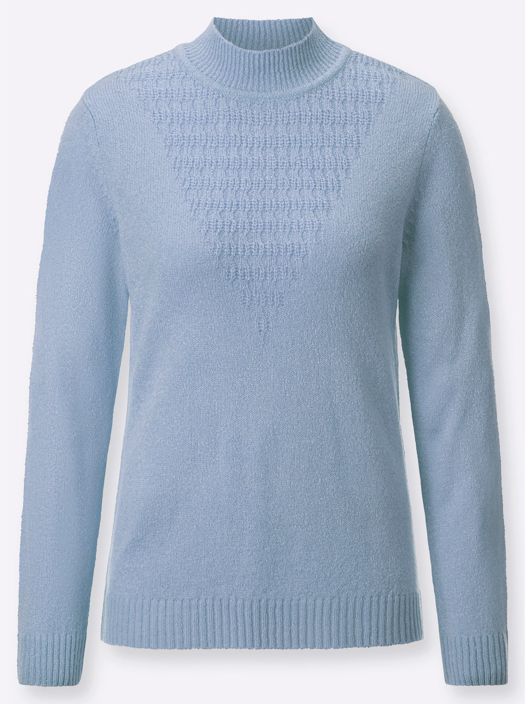 Strickpullover Pullover Langarm Bouclé