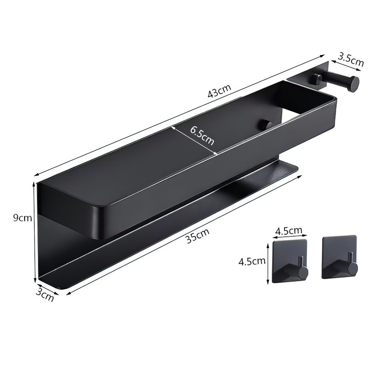 HEYHIPPO Handtuchhalter Badezimmer-Handtuch-Organizer,wandmontierter Handtu günstig online kaufen