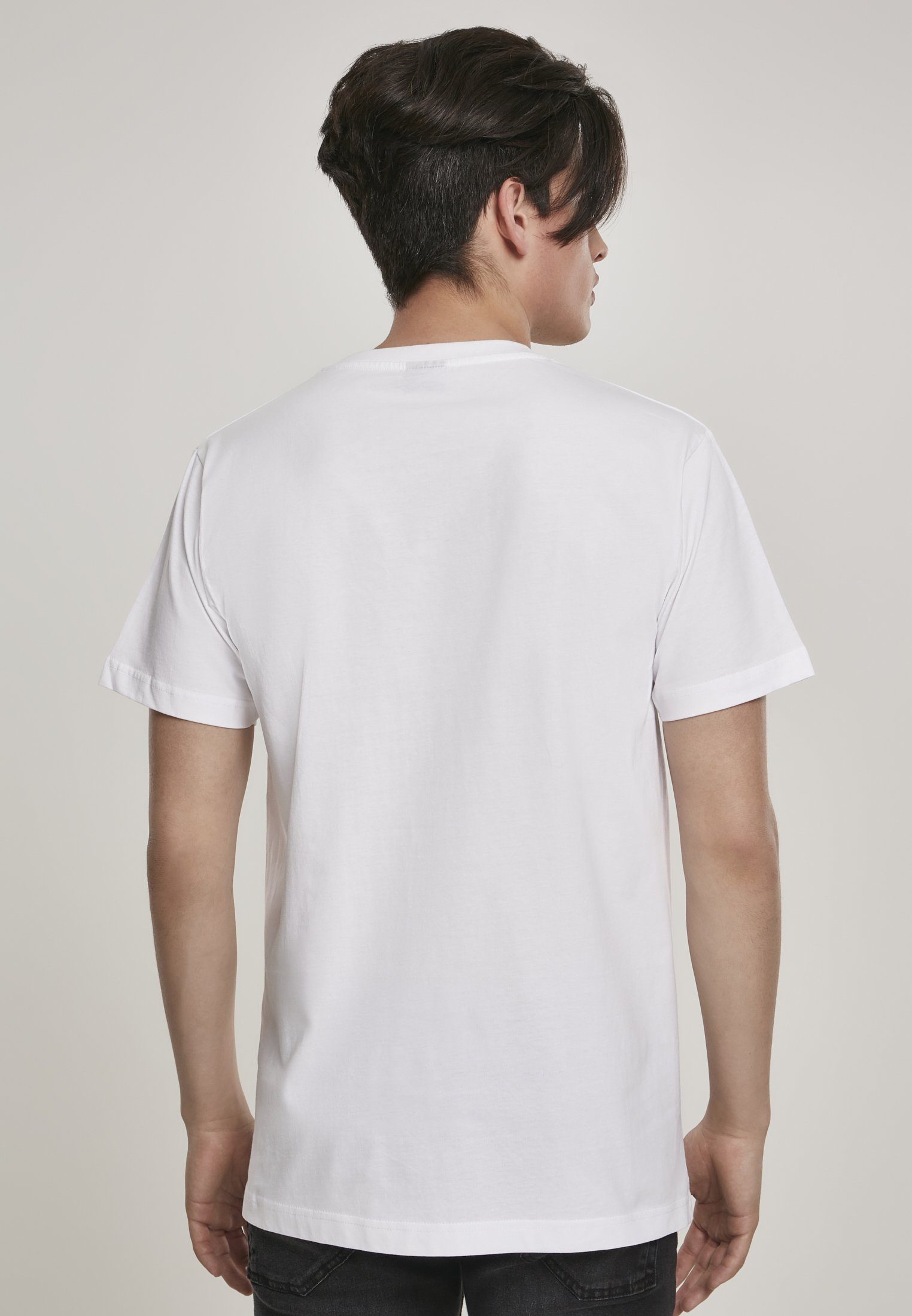 MisterTee T-Shirt white L´Amour Herren (1-tlg) Toujous Tee Mister Tee