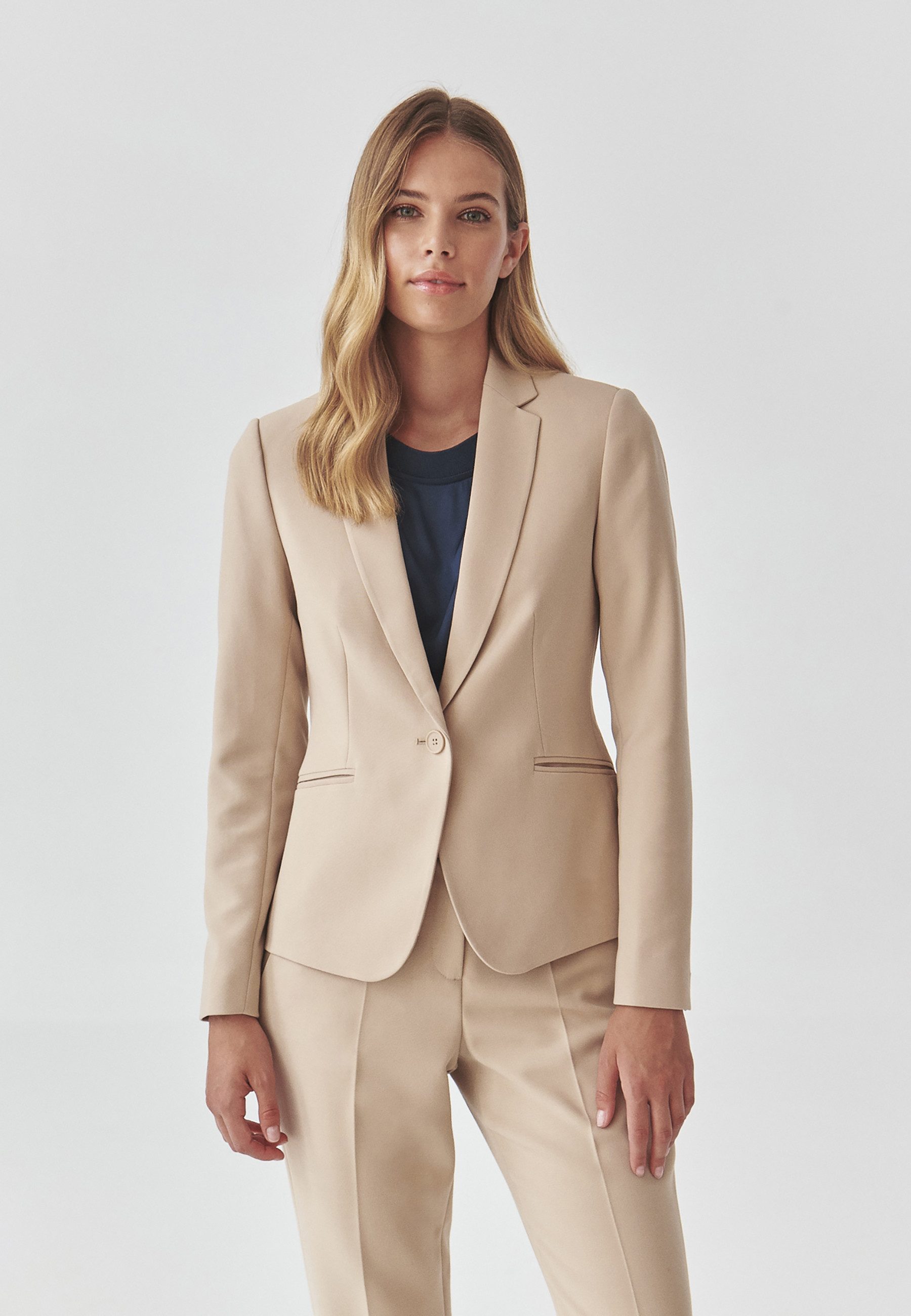 TATUUM Longblazer Damenblazer Mit Frontknopf - Ewia