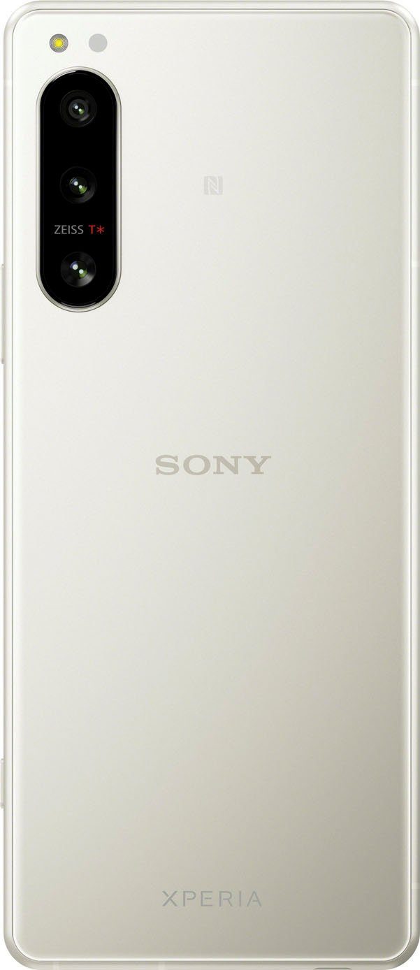 Sony Xperia 5 IV MP Kamera) (15,49 cm/6,1 Ecru Smartphone Speicherplatz, GB 128 Zoll, 12