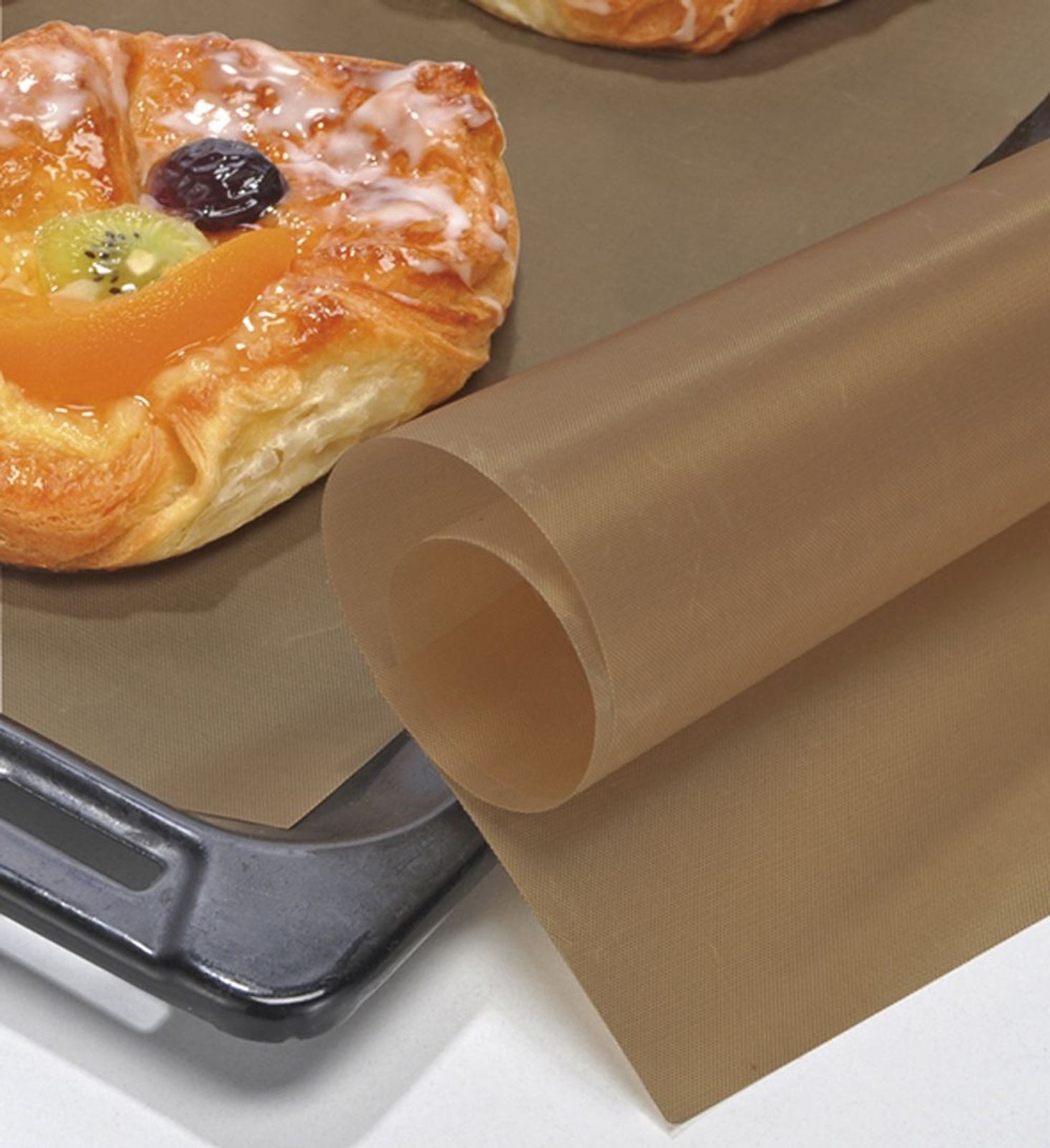 Gravidus Backmatte Dauerbackpapier zuschneidbar antihaft hitzebeständig bis 260 °C, Teflonbeschichtung