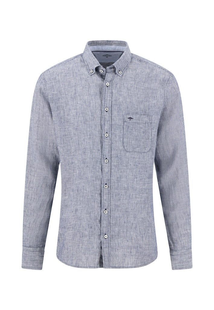 FYNCH-HATTON Businesshemd Fynch-Hatton / He.Hemd langarm / Linen Stripe, B.D., 1/1