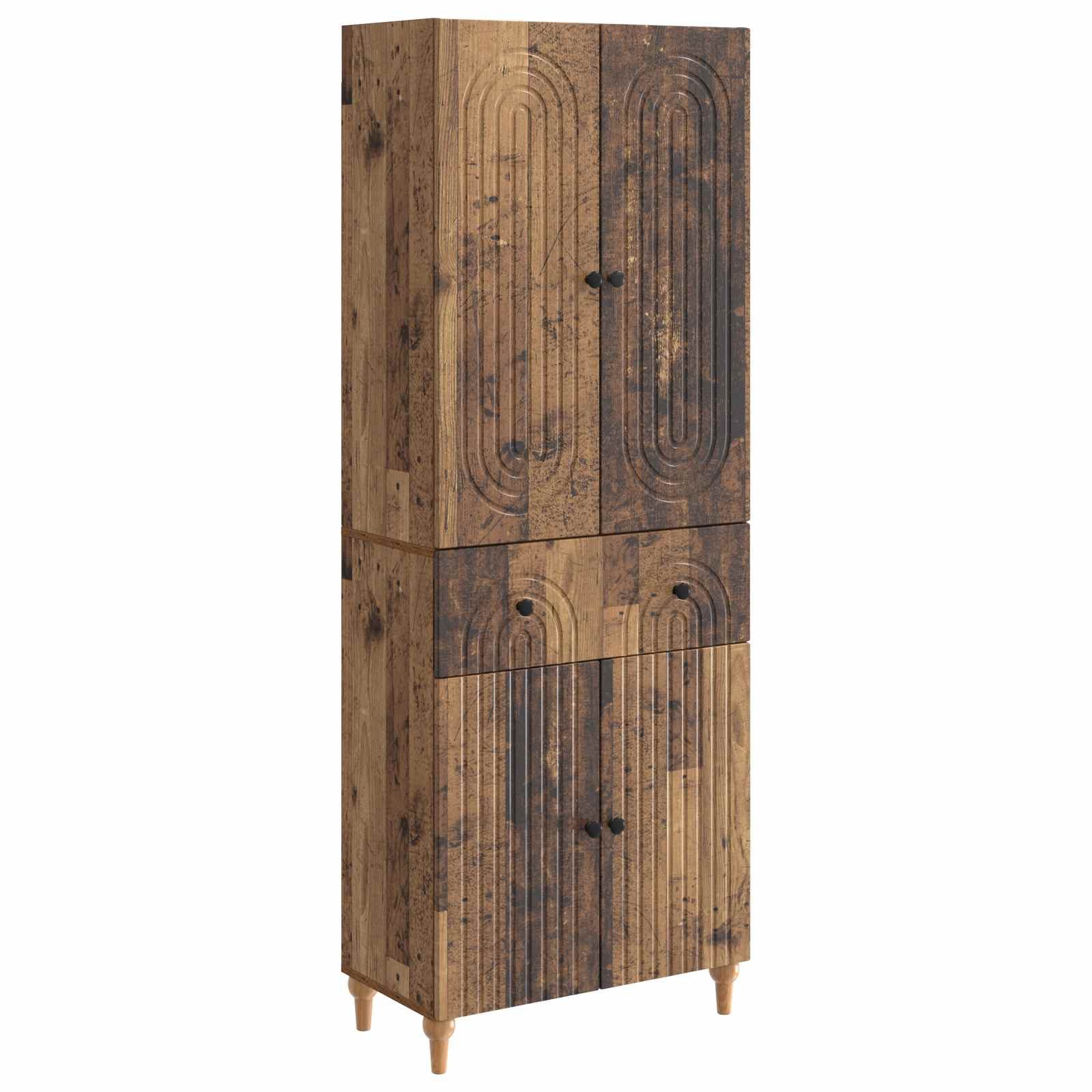 vidaXL Gartenlounge-Set Schrankset 2 stk. Holzwerkstoff, (2-tlg)