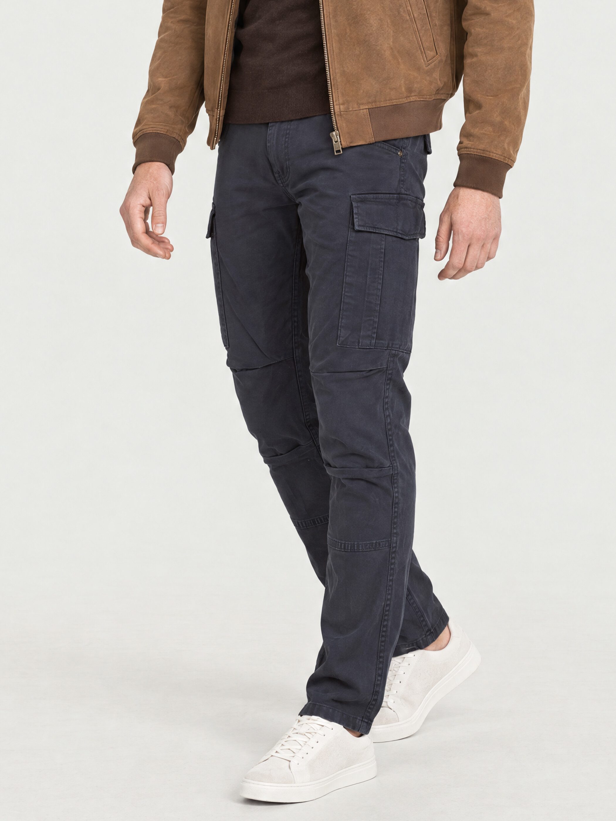 Yazubi Cargohose elegante Cargo Chino mit Stretch Slim Fit Herren Hosen für Männer, Cargohosen & Cargopants, 7 Taschen