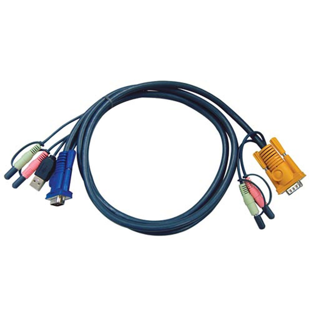 Aten Isolierband Aten 2L-5302U 2L-5302U KVM Kabelsatz, VGA, USB, Audio, Länge 1,8m