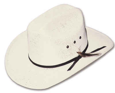 Stars & Stripes Cowboyhut Pinto Jr. inkl. Hutband mit Naturfeder