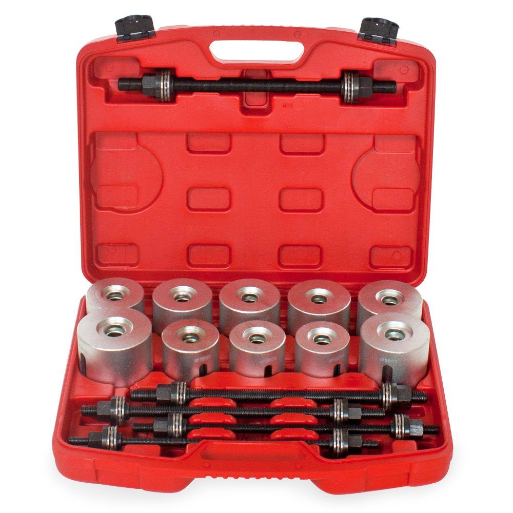 tectake Koffer-Kompressor Silentlager-Abzieherset, 27-teilig günstig online kaufen