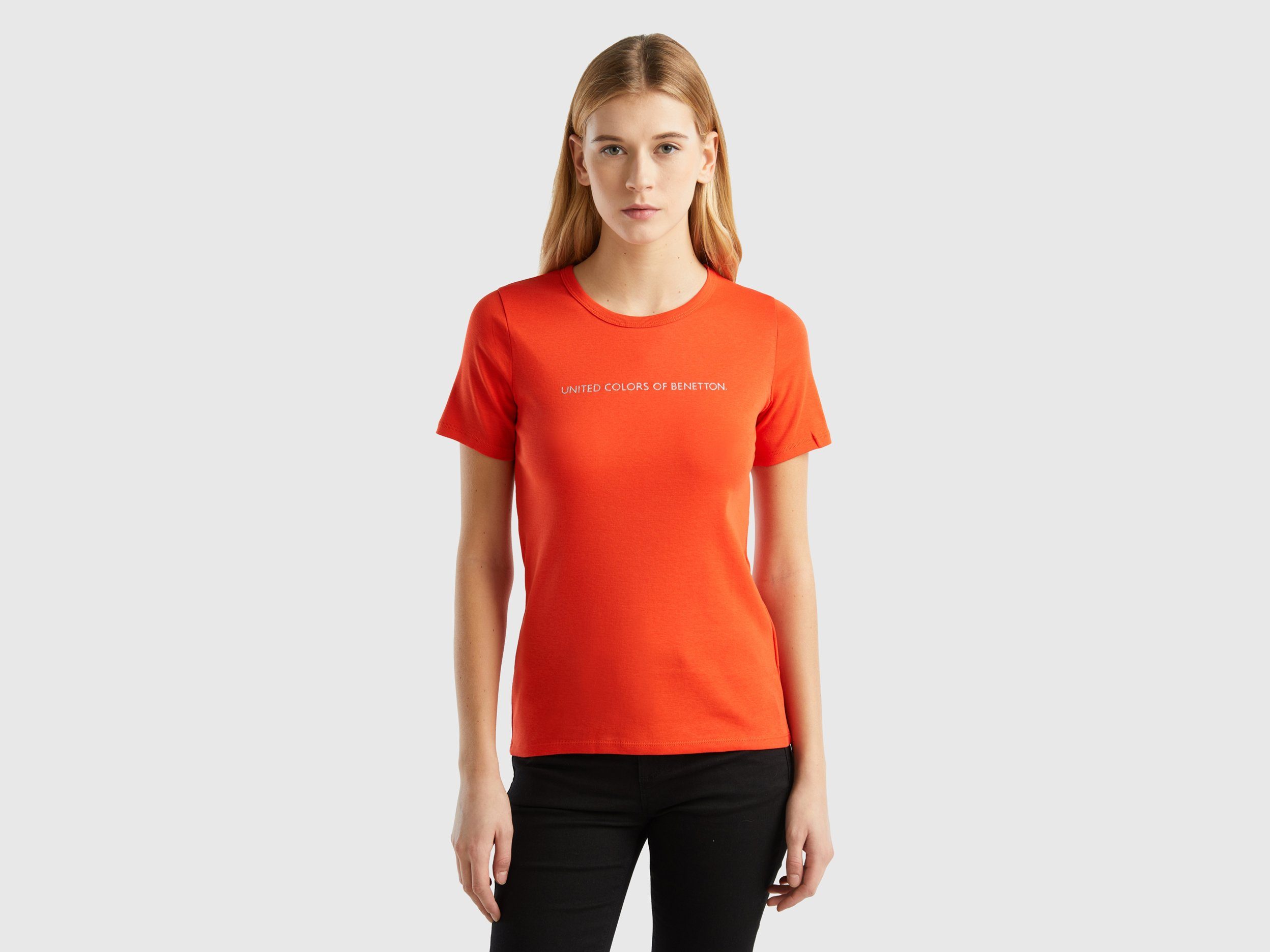 United Colors of Benetton T-Shirt, Single Jersey aus reiner Baumwolle