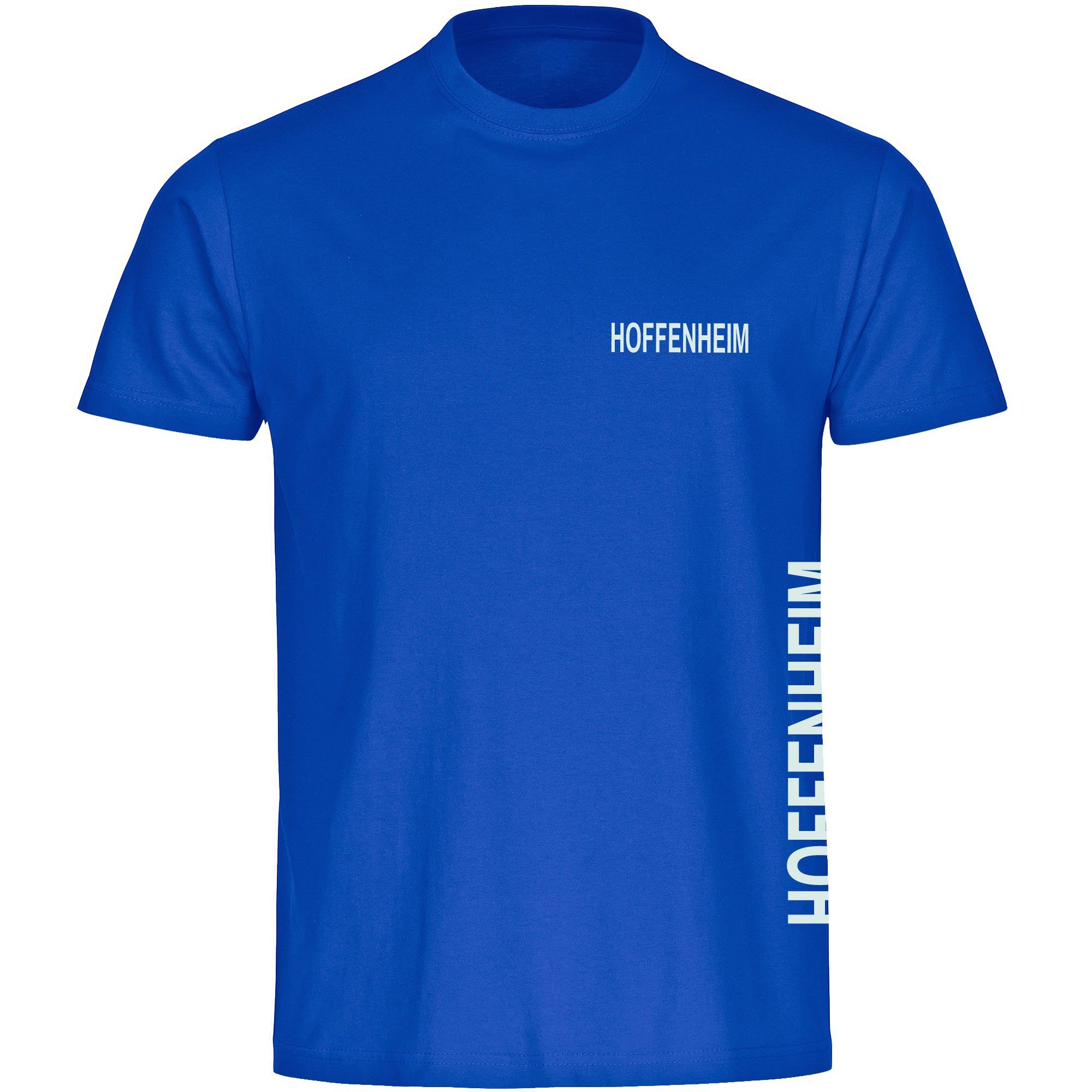 multifanshop T-Shirt Herren Hoffenheim - Brust & Seite - Männer