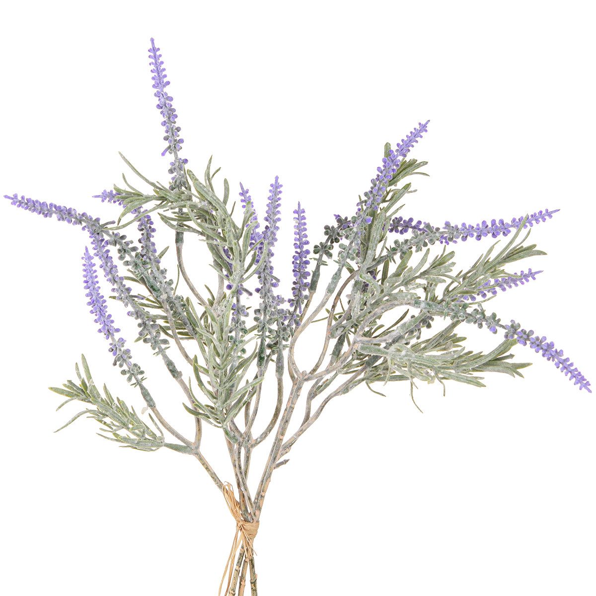 Künstliche Zimmerpflanze Künstlicher Lavendel Deko Pflanze Lila 38cm 9 Stiele