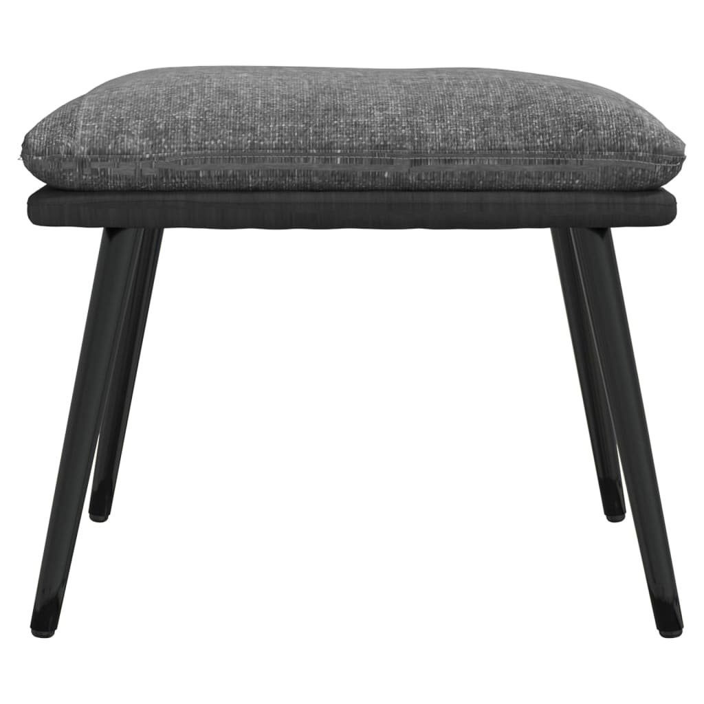 vidaXL Polsterhocker Fußhocker Hellgrau 45x29,5x35 cm günstig online kaufen