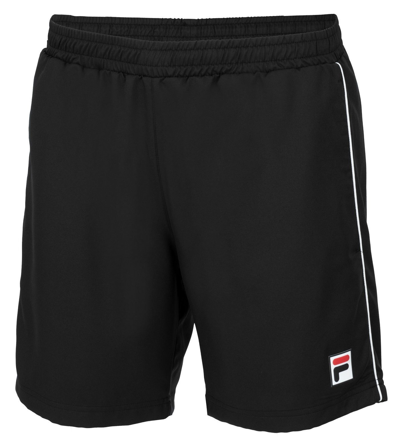 Fila Shorts Tennishose Leon (optimale Bewegungsfreiheit) kurz schwarz Herren