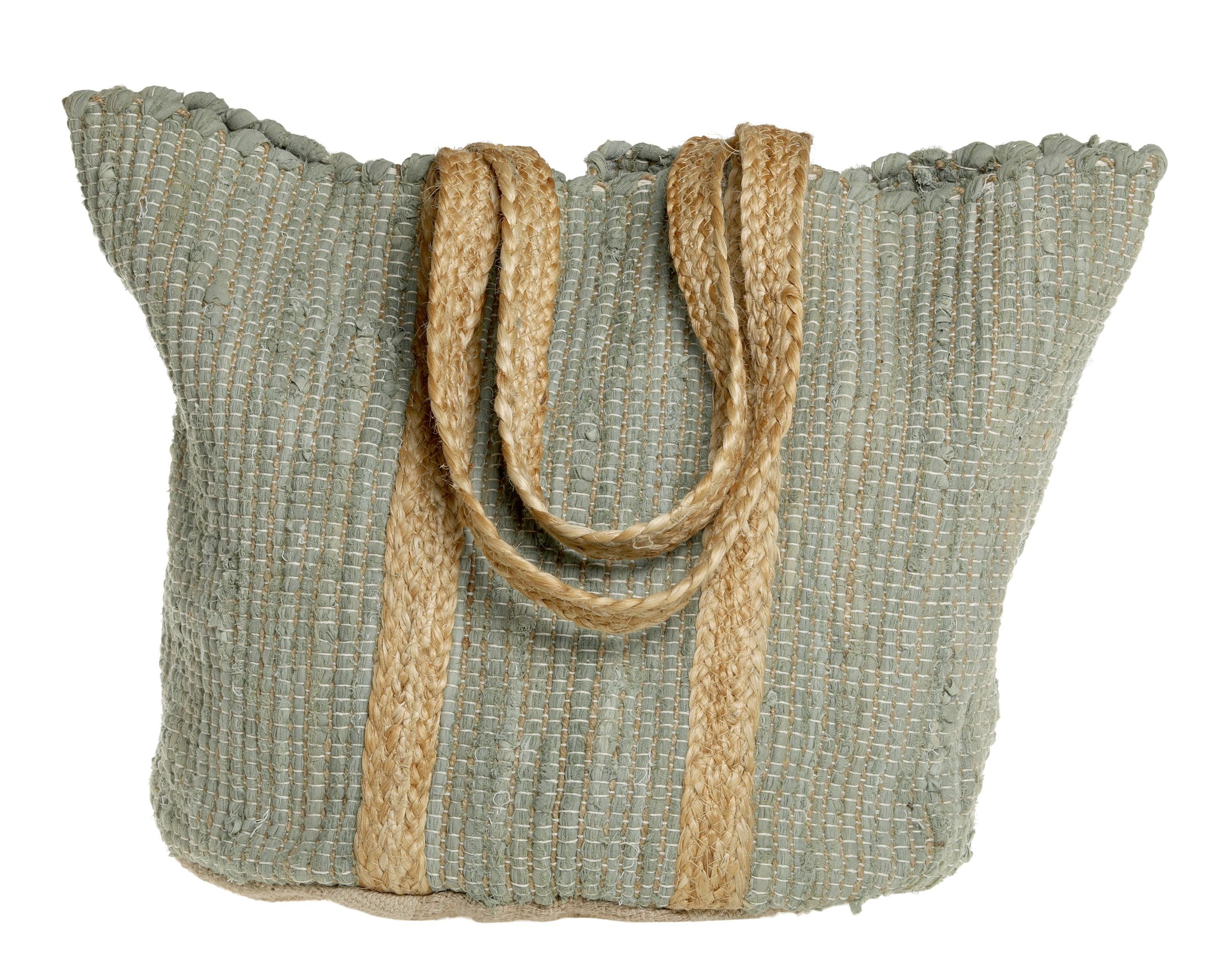 Chic Antique Shopper Chic Antique - Strandtasche Umhängetasche Shopper 60x40 Grün