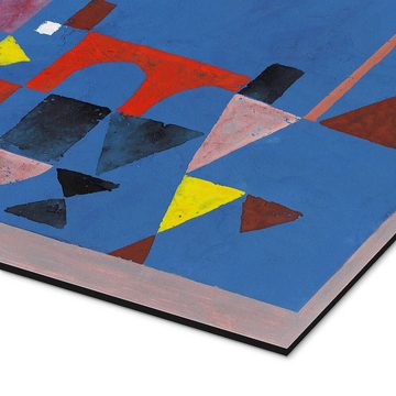 Posterlounge Alu-Dibond-Druck Paul Klee, Rote Brücke, Malerei