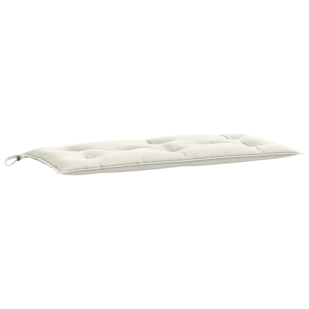 vidaXL Sitzauflage Gartenbank-Auflage Melange Creme 100x50x7 günstig online kaufen