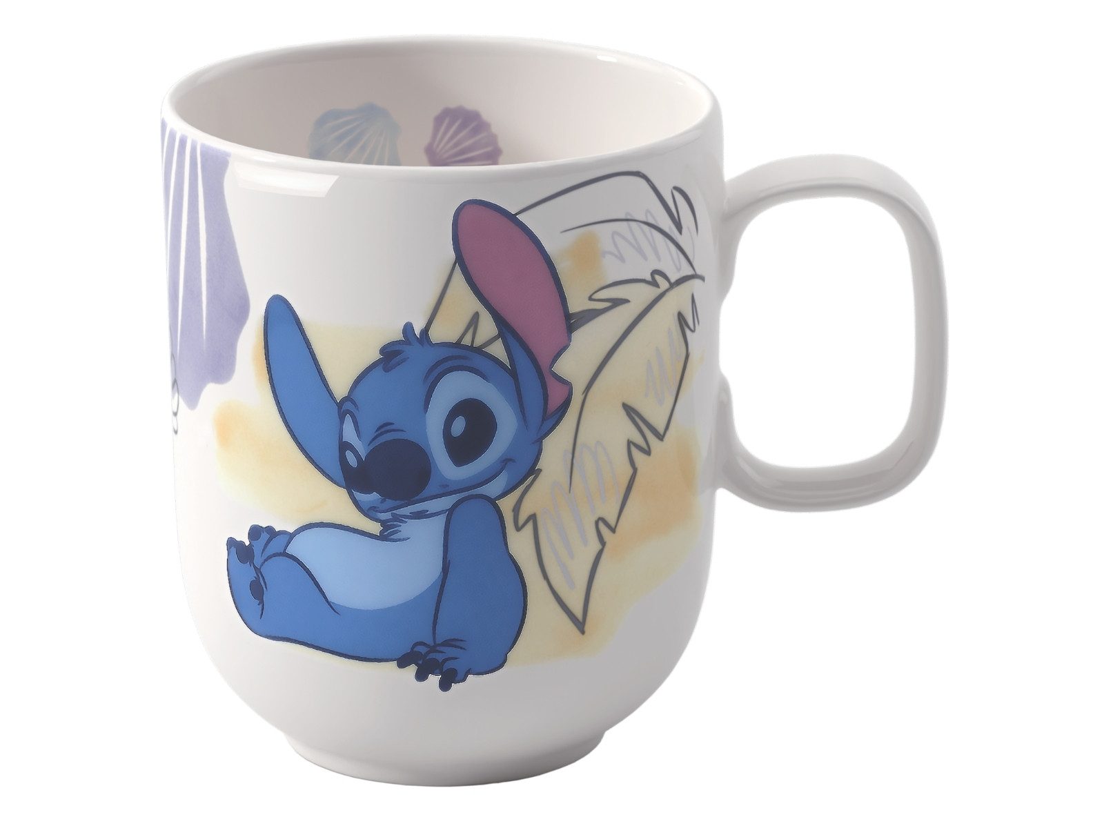 Villeroy & Boch Geschirr-Set Disney Stitch Kindergeschirr Set 7tlg, Premium Porcelain / Edelstahl