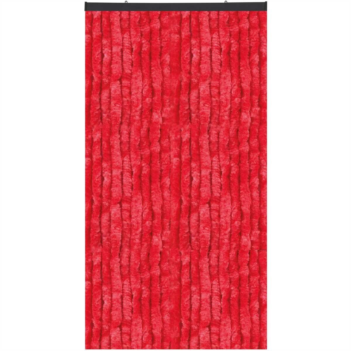 Bestlivings Fadenvorhang Flauschvorhang inkl. Befestigungsschiene (1 St), Hakenaufhängung, blickdicht, Flauschvorhang Sondergröße - Breite: 120cm - Länge: 300cm, Türvorhang