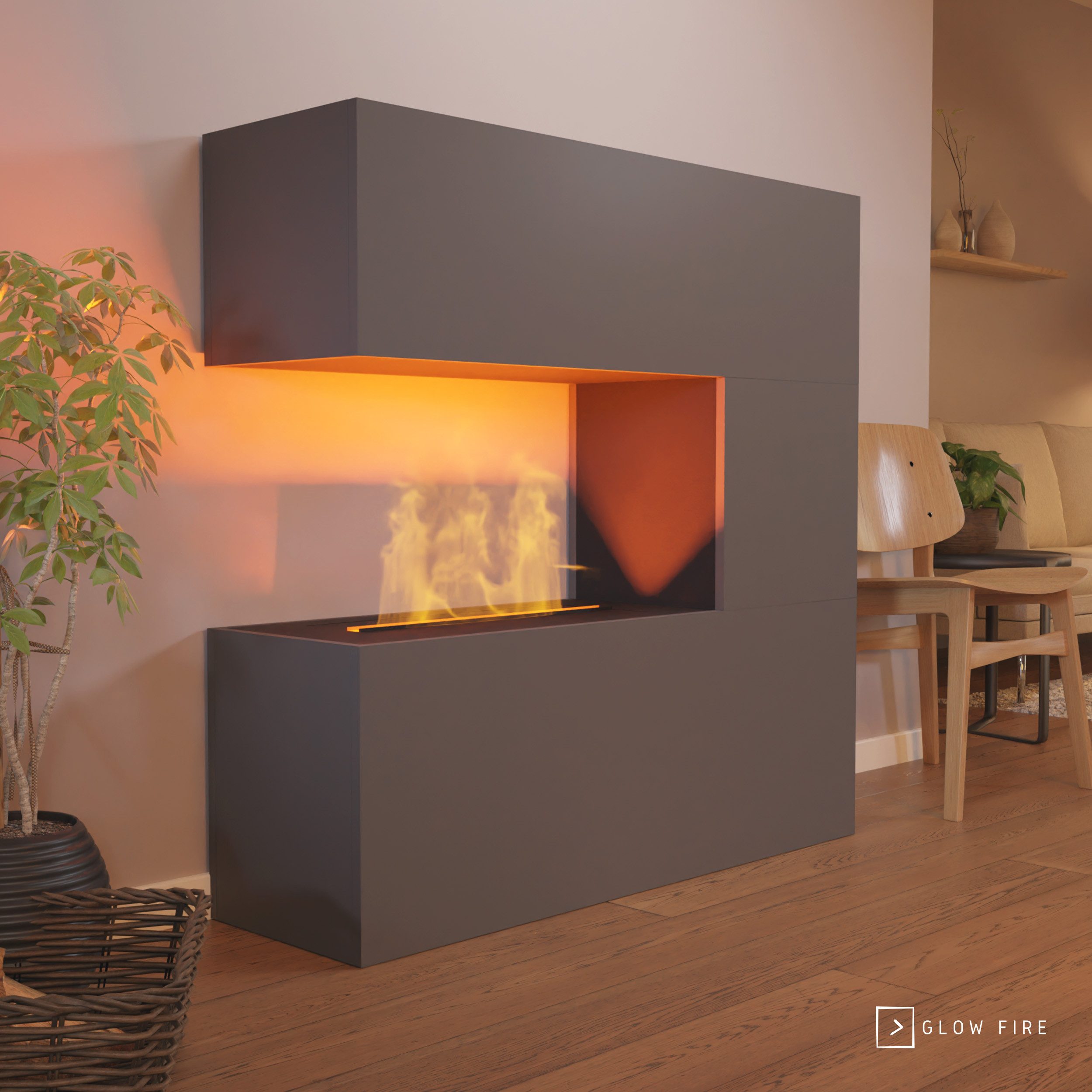 GLOW FIRE Elektrokamin Schiller Wasserdampf Kamin, günstig online kaufen