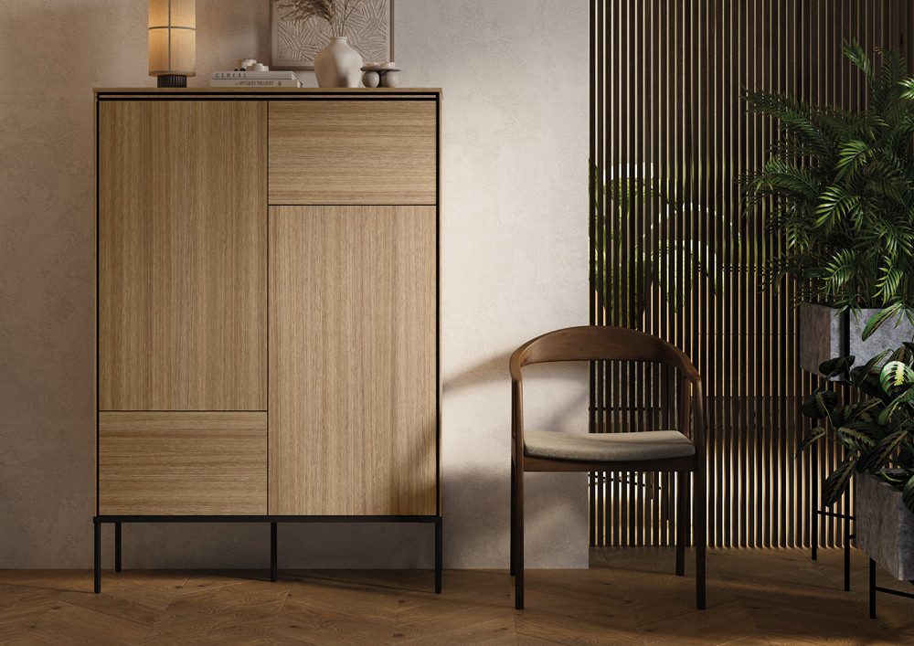 yourhouse24 Kommode VISSO VI-02 Eiche linear