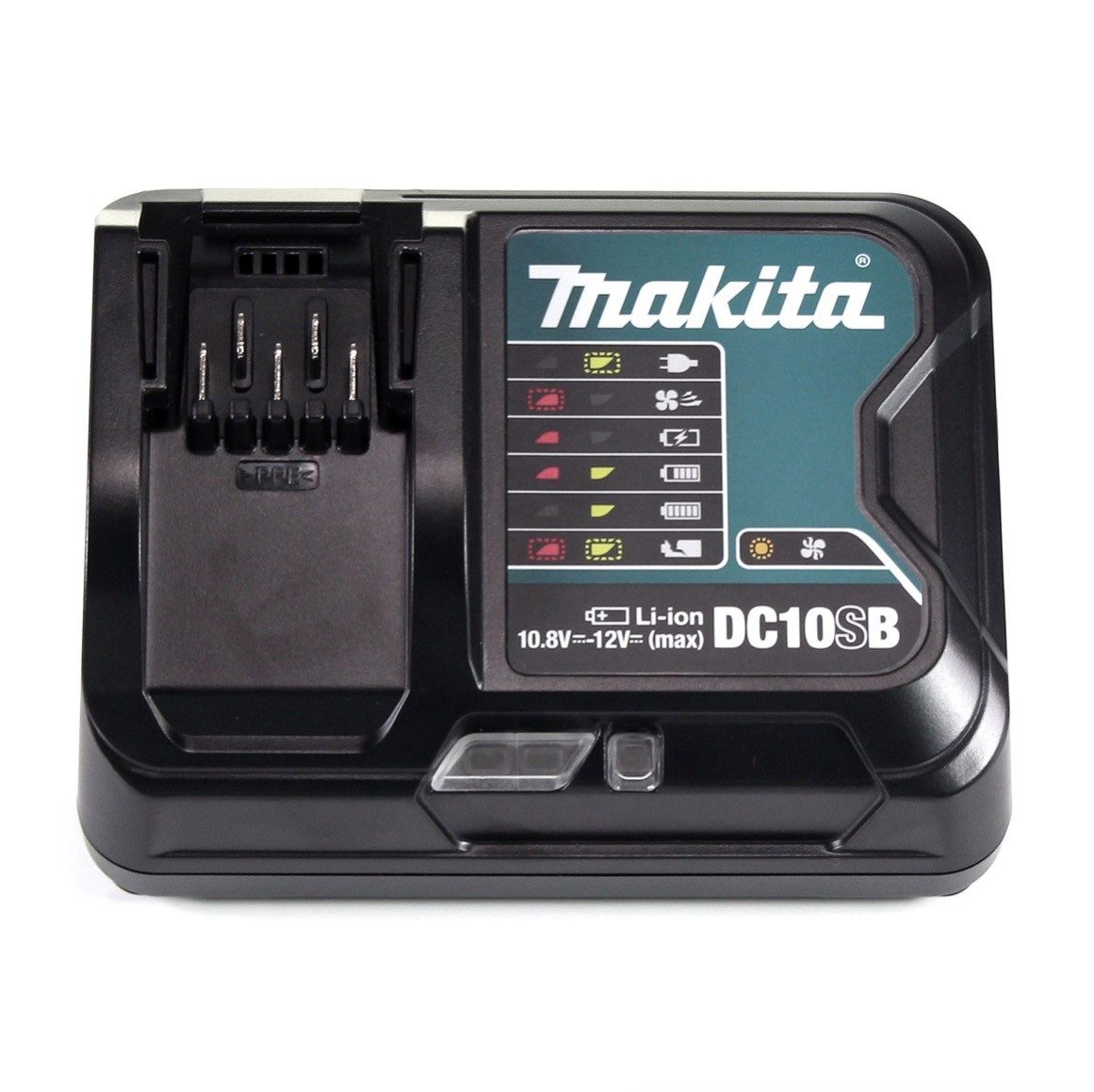 Makita DC 10 SB Schnell Ladegerät für 10,8 - 12V Li-Ion Akkus (197363-4) Schnelllade-Gerät
