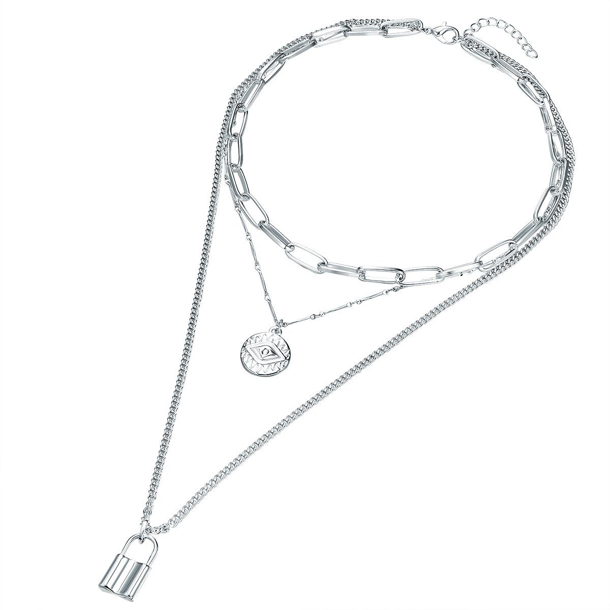 Lulu & Jane Collier Schloss silber, günstig online kaufen
