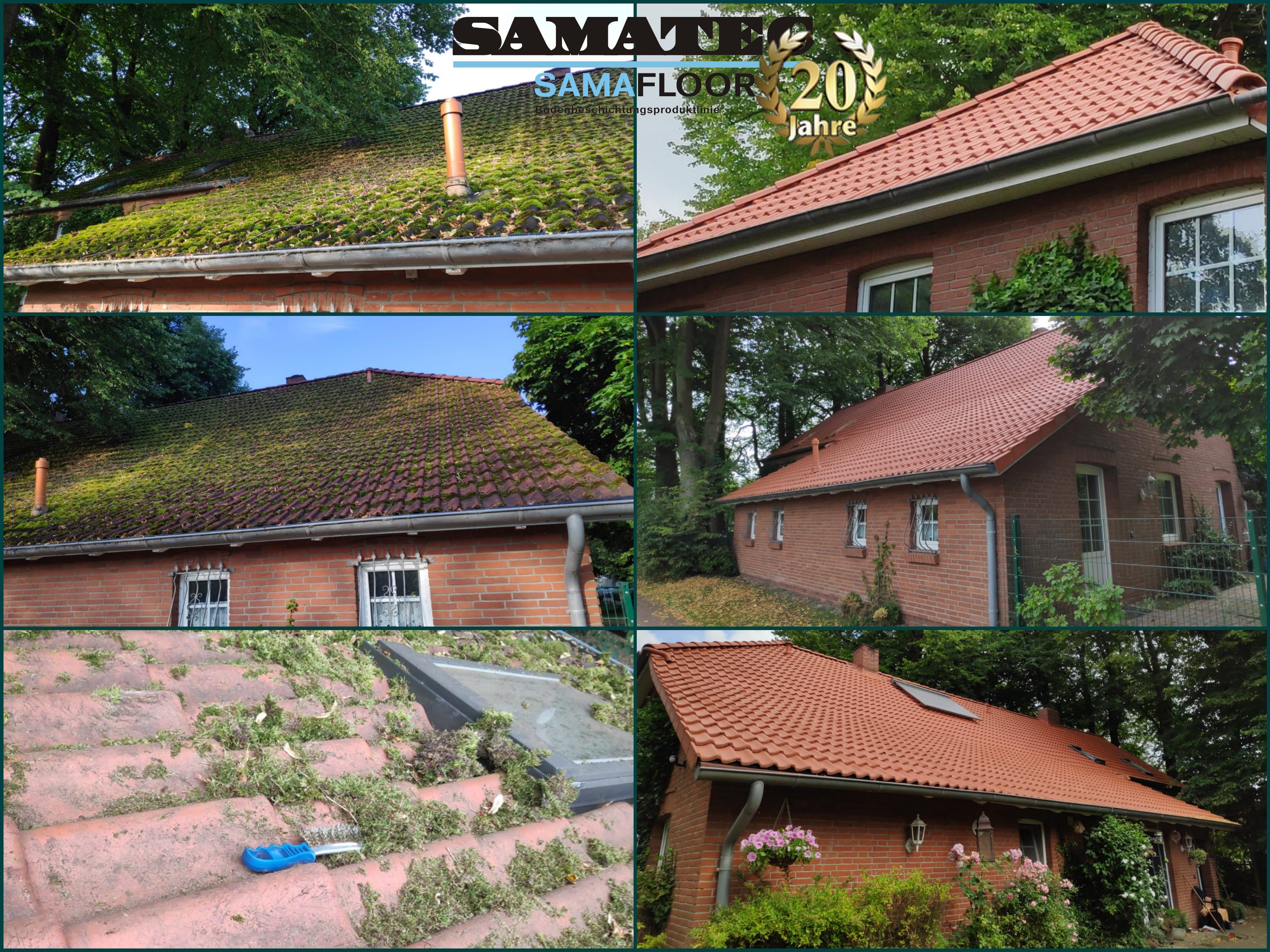Samatec Wandfarbe BS30 UV-stabil, Wandfarbe frostsicher, Alkydharz Fassadenfarbe wetterfest Bodenfarbe, Beschichtung 8002