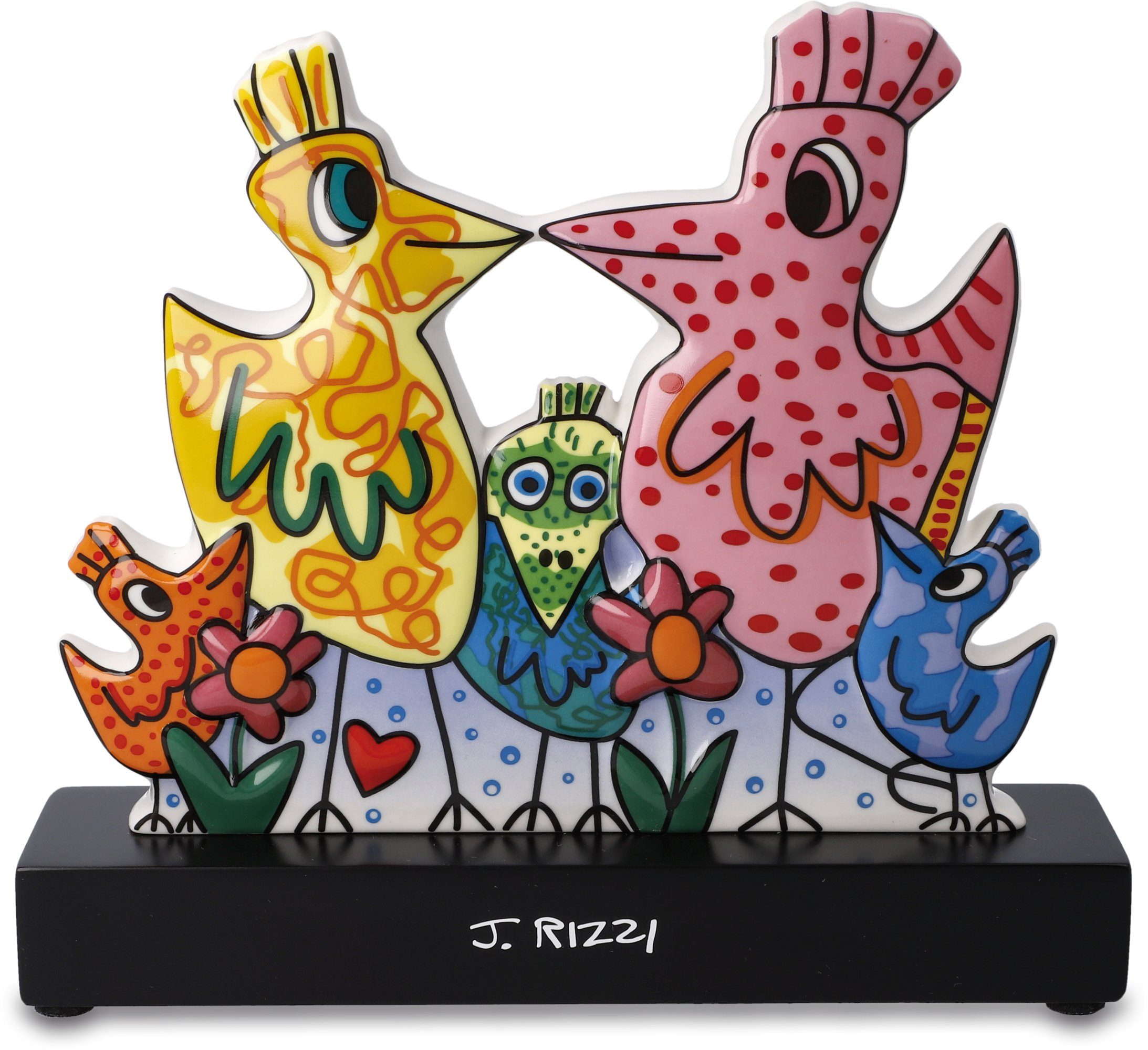 Goebel Sammelfigur Figur James Rizzi - "Our colorful family" (1 St)