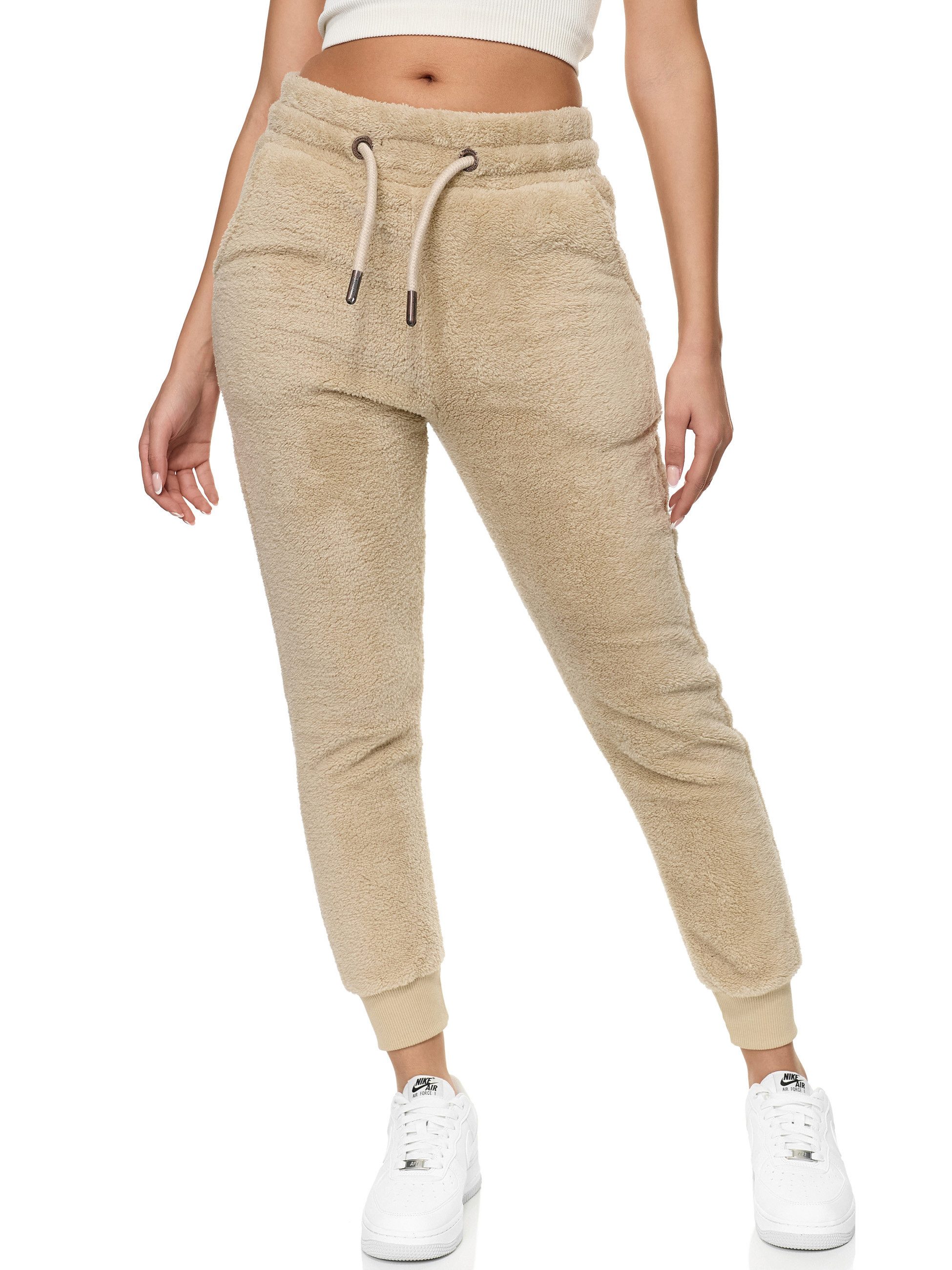 REPUBLIX Jogginghose ANAJA Damen Teddyfleece Jogger Sporthose Jogging Pants günstig online kaufen