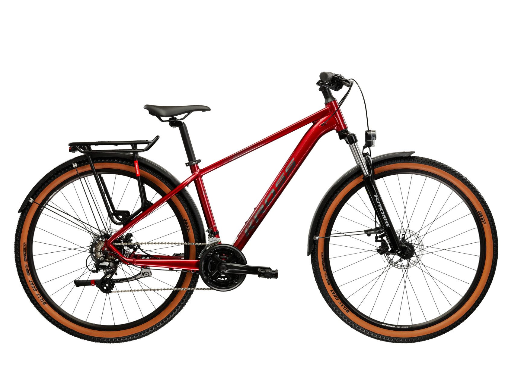 Kross Mountainbike KROSS Mountainbike Hardtail 29" Hexagon X200 rot 21 Gänge, 21 Gang Shimano ALTUS M310 Schaltwerk, Kettenschaltung, Rahmen aus Aluminium Performance