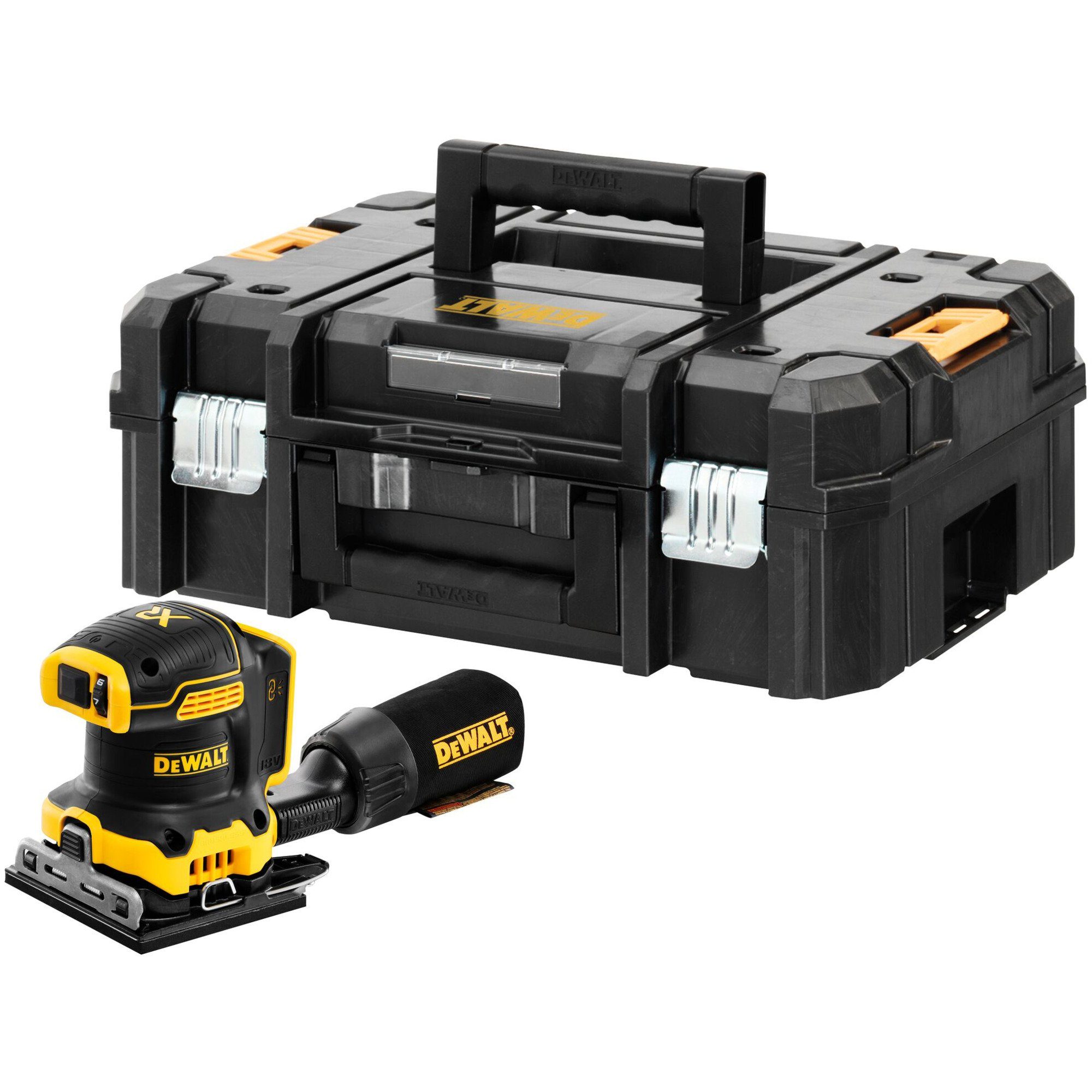 DeWalt Орбитальная шлифовальная машина DEWALT Akku-Vibrationsschleifer DCW200NT, 18Volt