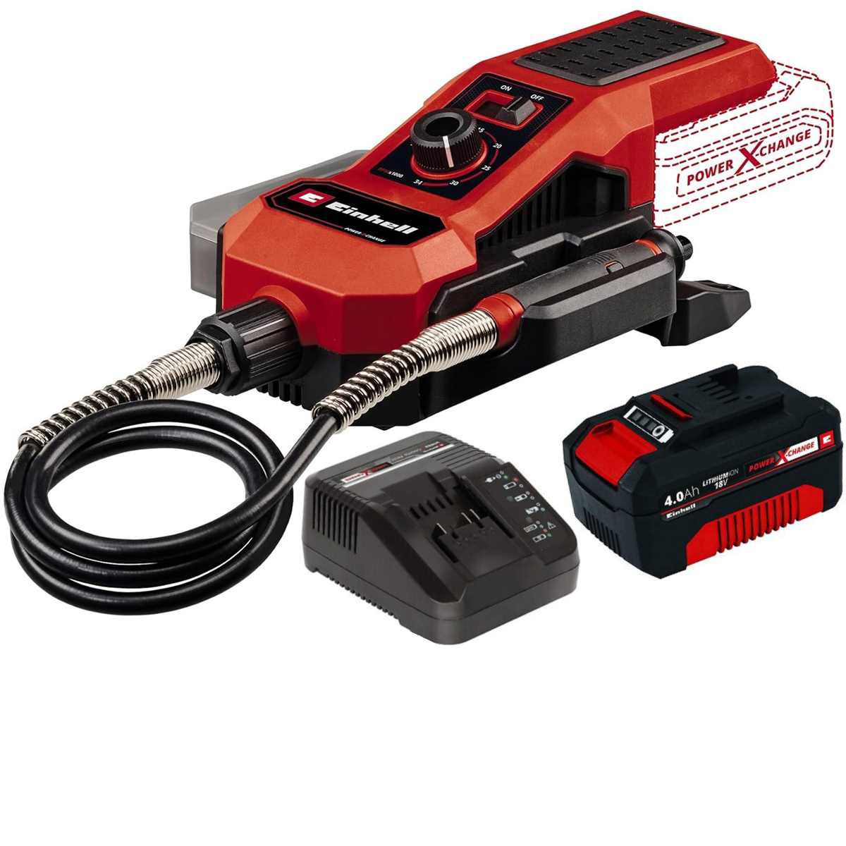 Einhell Akku-Multischleifer Einhell Gravur-Werkzeug TE-MT 18/34 Li mit Akku 4.0 Ah / Ladegerät