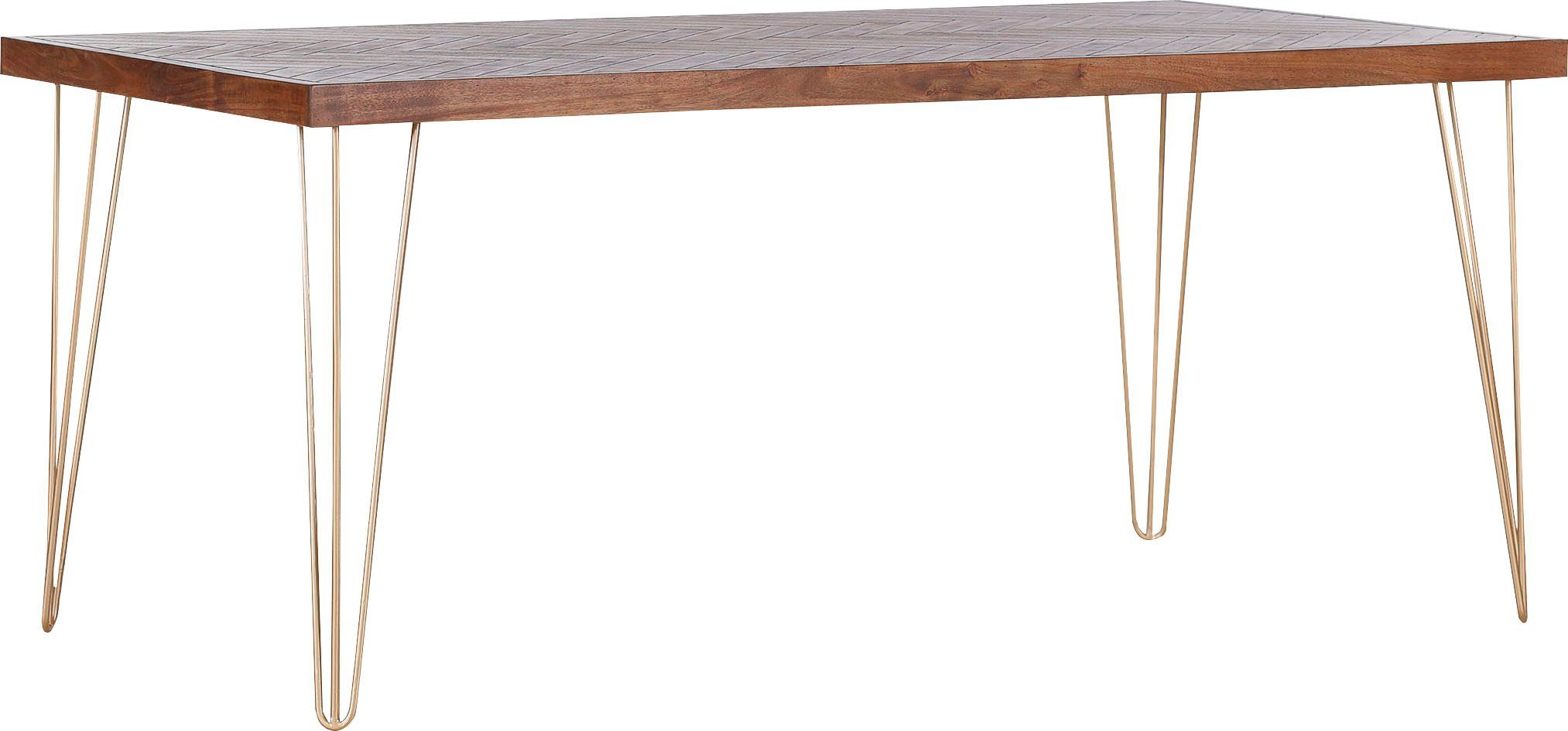 Gutmann Factory Esstisch Herringbone, in Fischgrät Optik