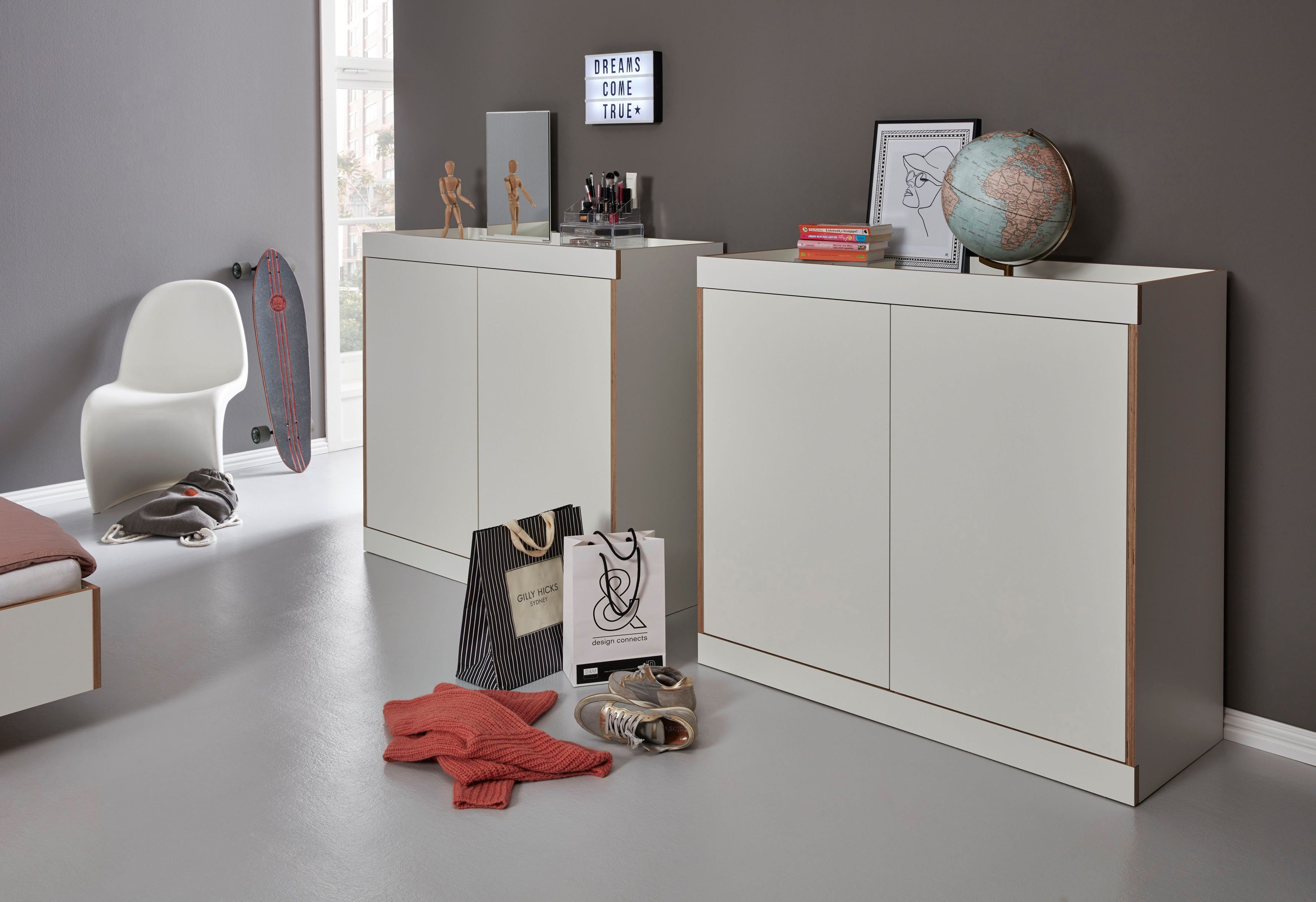 Müller SMALL Türen FLAI, mit LIVING Kommode 2