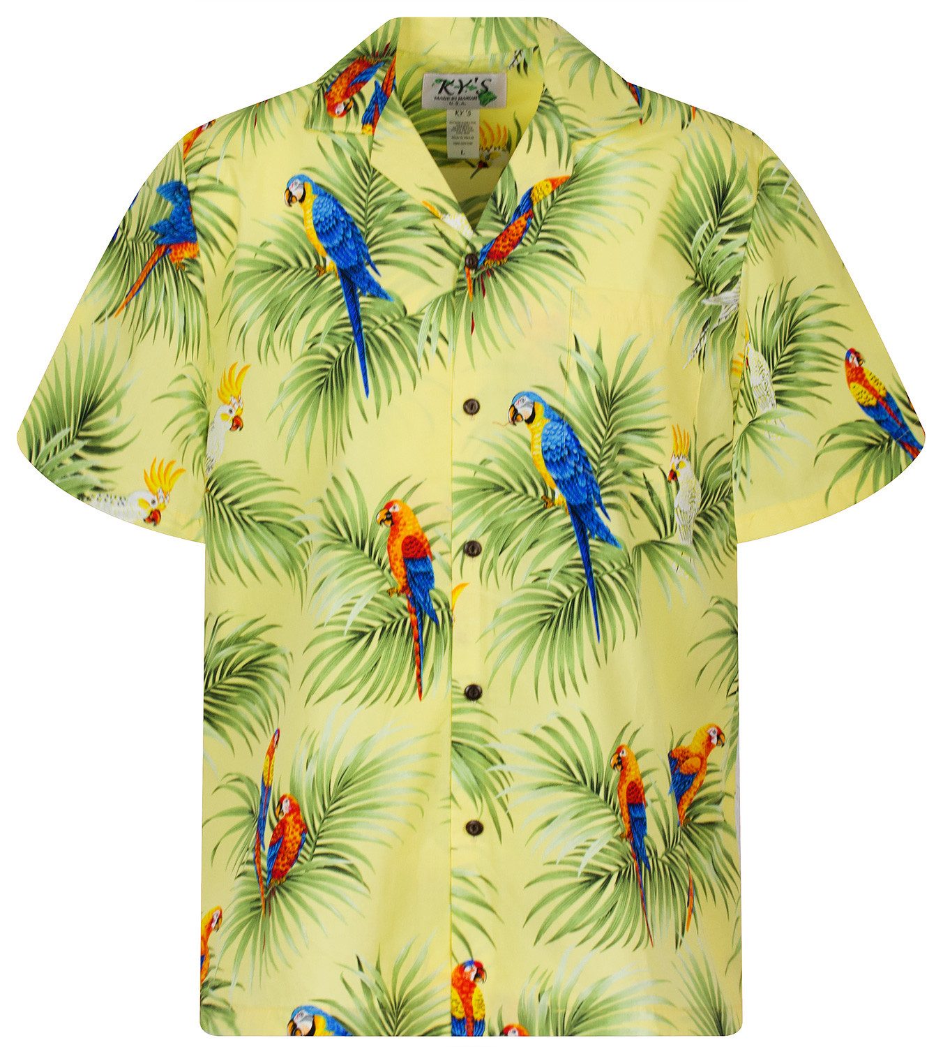 KY's Hawaiihemd Papagei Kakadu Allover Original günstig online kaufen