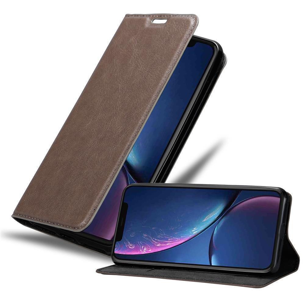Cadorabo Handyhülle für iPhone 11 Hülle Apple iPhone 11, Hülle Schutzhülle mit Standfunktion, Magnetverschluss und Kartenfach