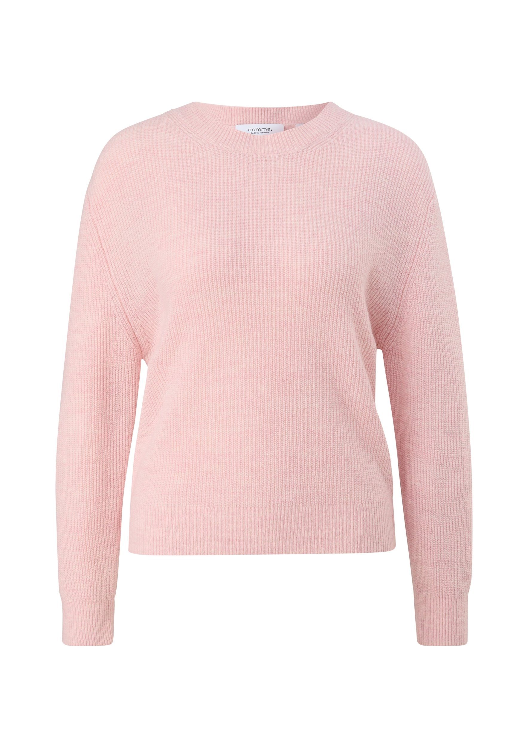 comma casual identity Strickpullover Strickpullover LILAC/PINK